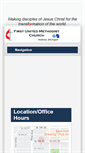 Mobile Screenshot of fumcholland.org